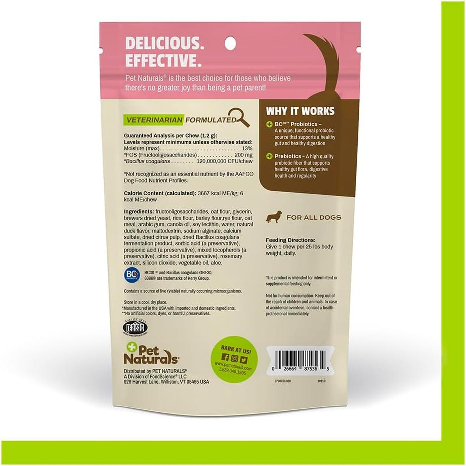 Pet Naturals Daily Probiotic Para Perros all size 72 grs | G.Valkyria - imagen 2