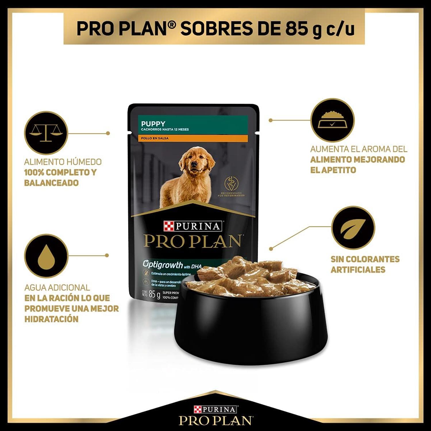 Purina Pro Plan alimento sobre cachorro pollo 24pzs | G.Valkyria - imagen 4