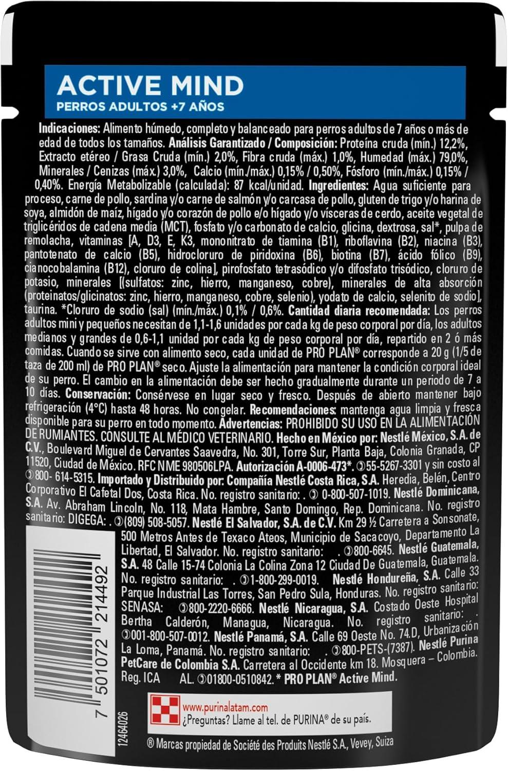 Purina Pro Plan alimento sobre perro Active Mind pollo 24pzs | G.Valkyria - imagen 5
