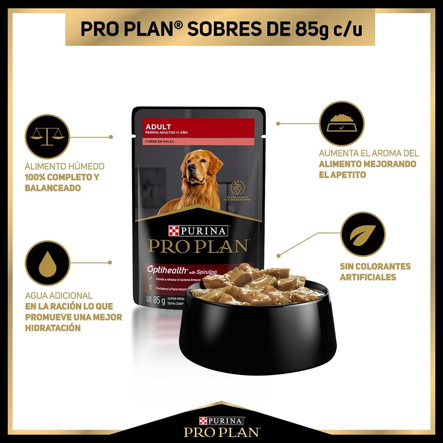 Purina Pro Plan alimento sobre perro Adulto Carne 12pzs | G.Valkyria - imagen 6