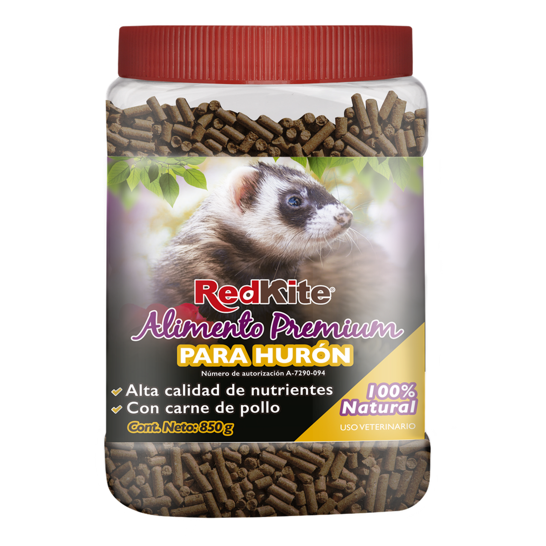 Alimento Premium para Huron 850 G Redkite formula balanceada de Red Kite | G.Valkyria - imagen 1