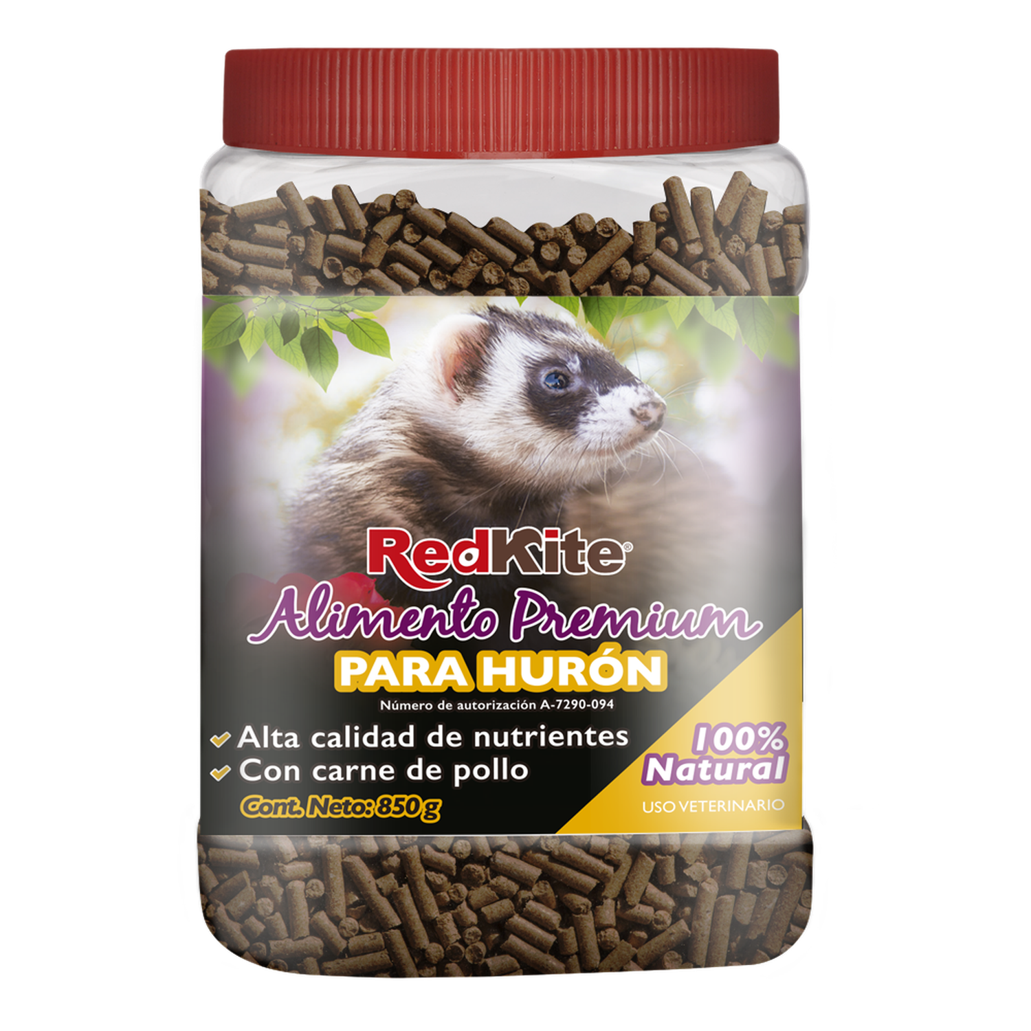 Alimento Premium para Huron 850 G Redkite formula balanceada de Red Kite | G.Valkyria - imagen 1