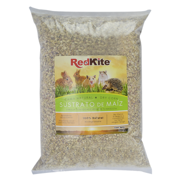 Fancy Pets Sustrato de maíz erizo conejo jerbo hamster 2kg de Red Kite | G.Valkyria - imagen 1