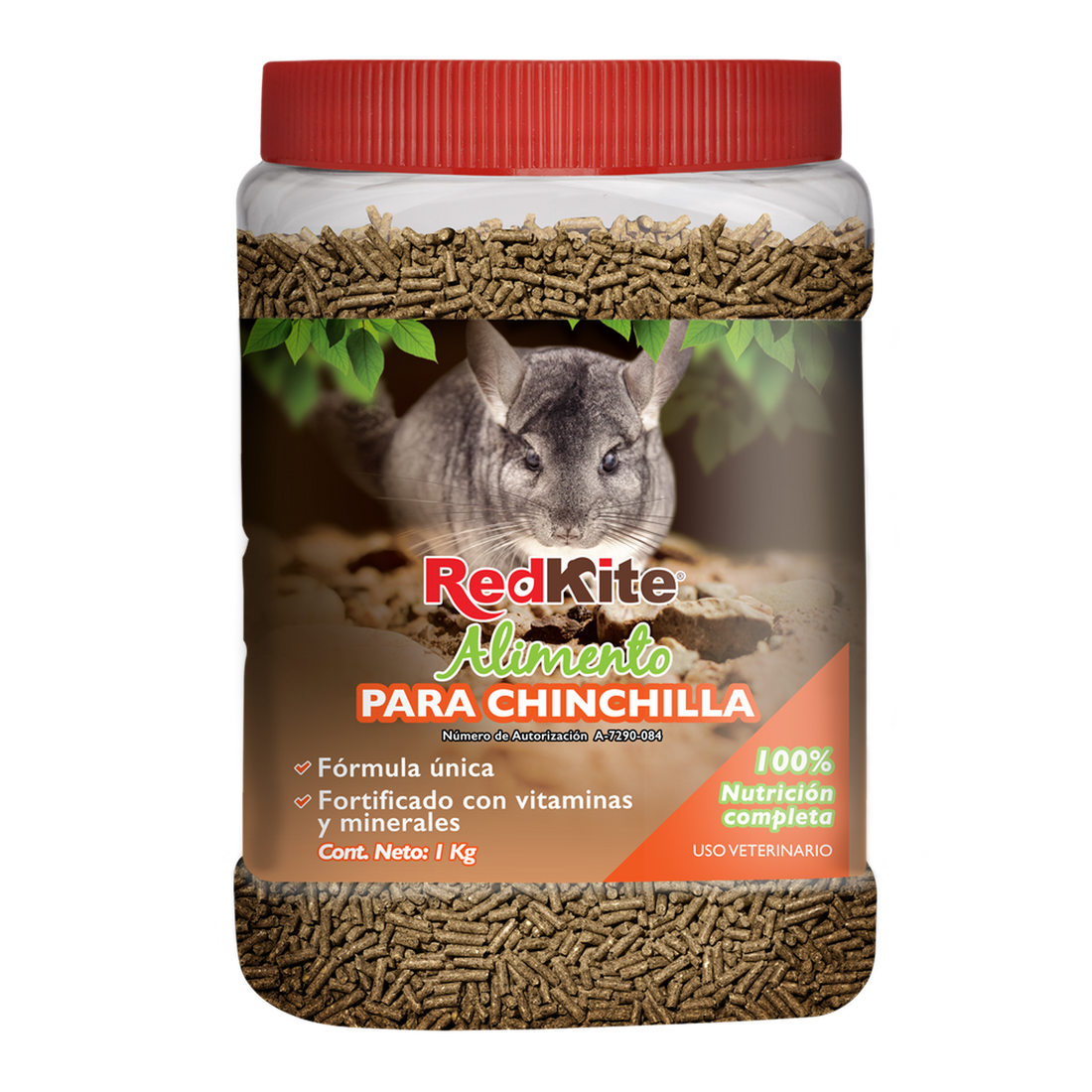 Redkite Alimento balanceado Para Chinchilla 1 Kg de Red Kite | G.Valkyria - imagen 1