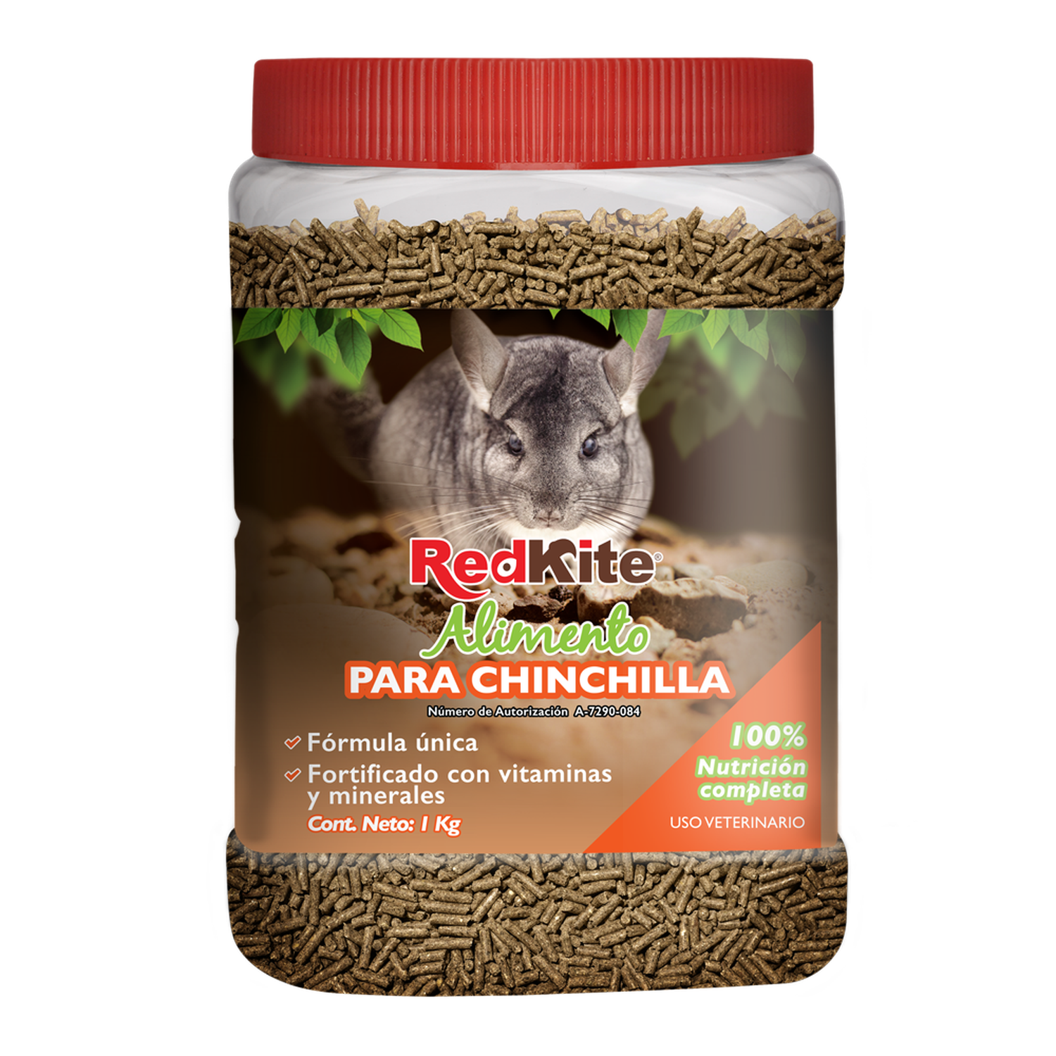 Redkite Alimento balanceado Para Chinchilla 1 Kg de Red Kite | G.Valkyria - imagen 1