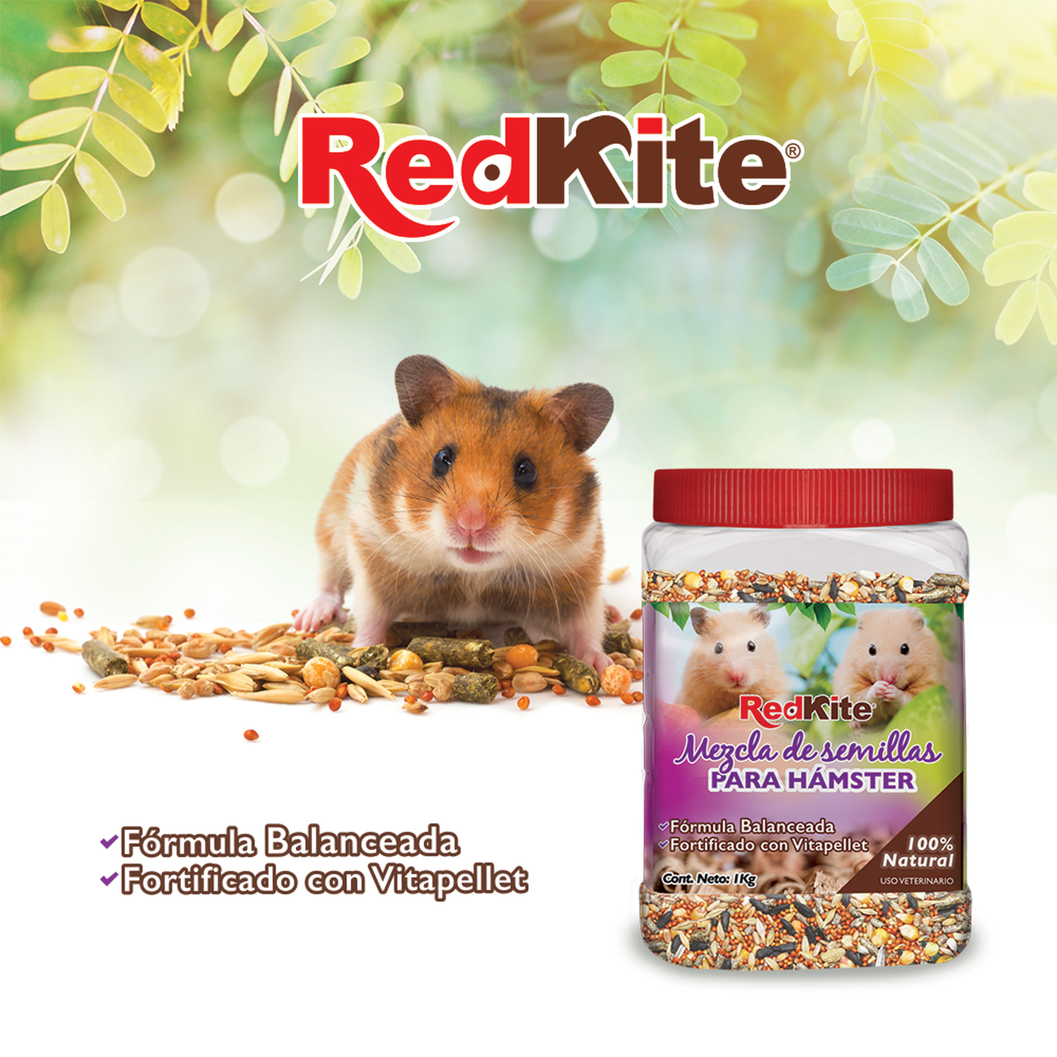 Redkite alimento Mezcla De Semillas Para Hamster 1 Kg de Red Kite | G.Valkyria - imagen 2
