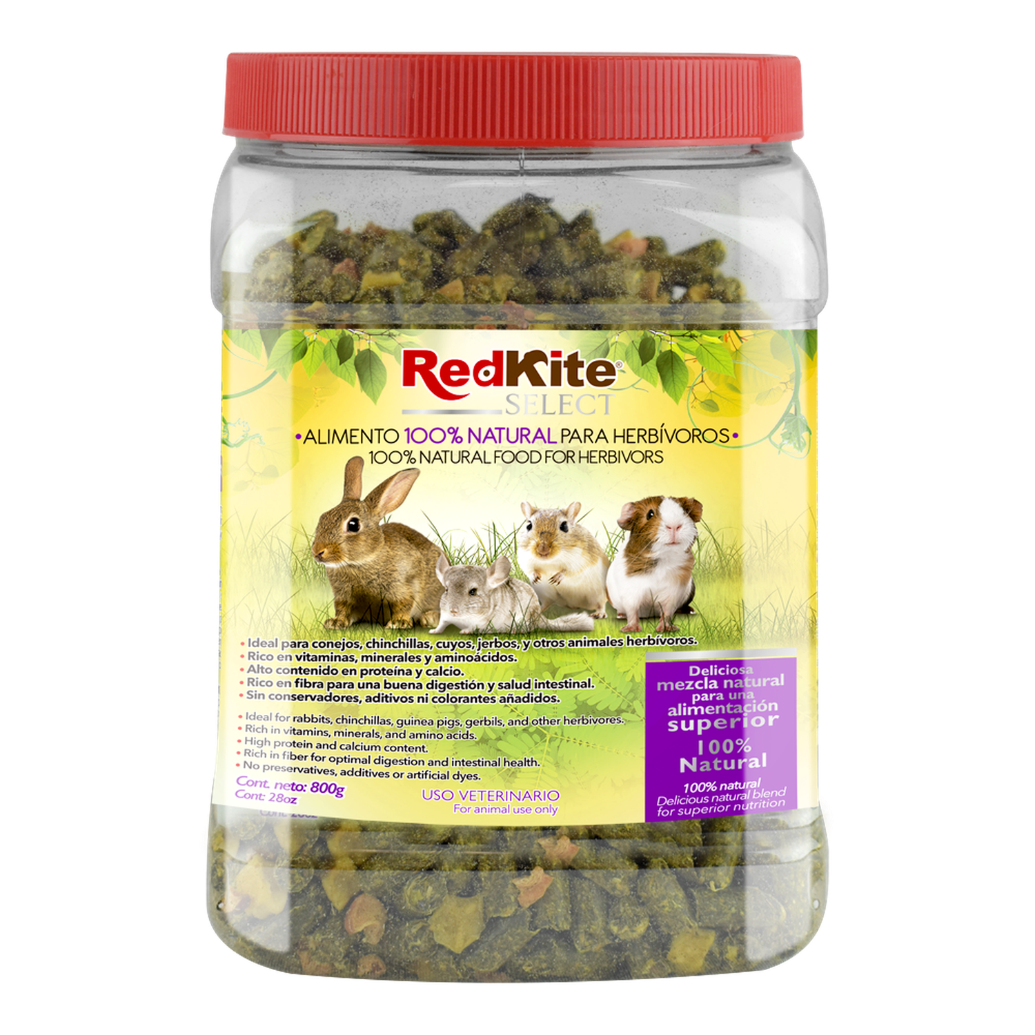 Redkite Alimento zanahoria-manzana cuyo, jerbo, conejo de Red Kite | G.Valkyria - imagen 1