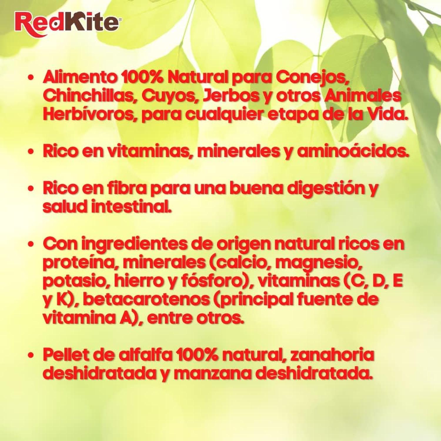 Redkite Alimento zanahoria-manzana cuyo, jerbo, conejo de Red Kite | G.Valkyria - imagen 5