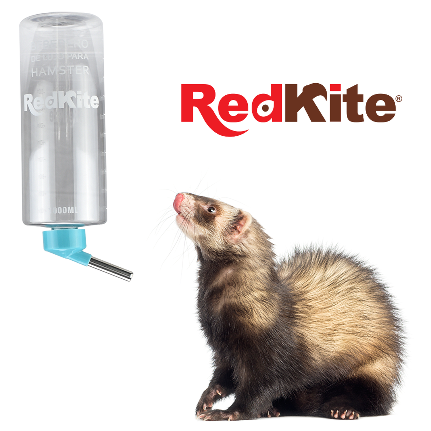 Redkite bebedero antigoteo para cuyo conejo hamster 1 L de Red Kite | G.Valkyria - imagen 4