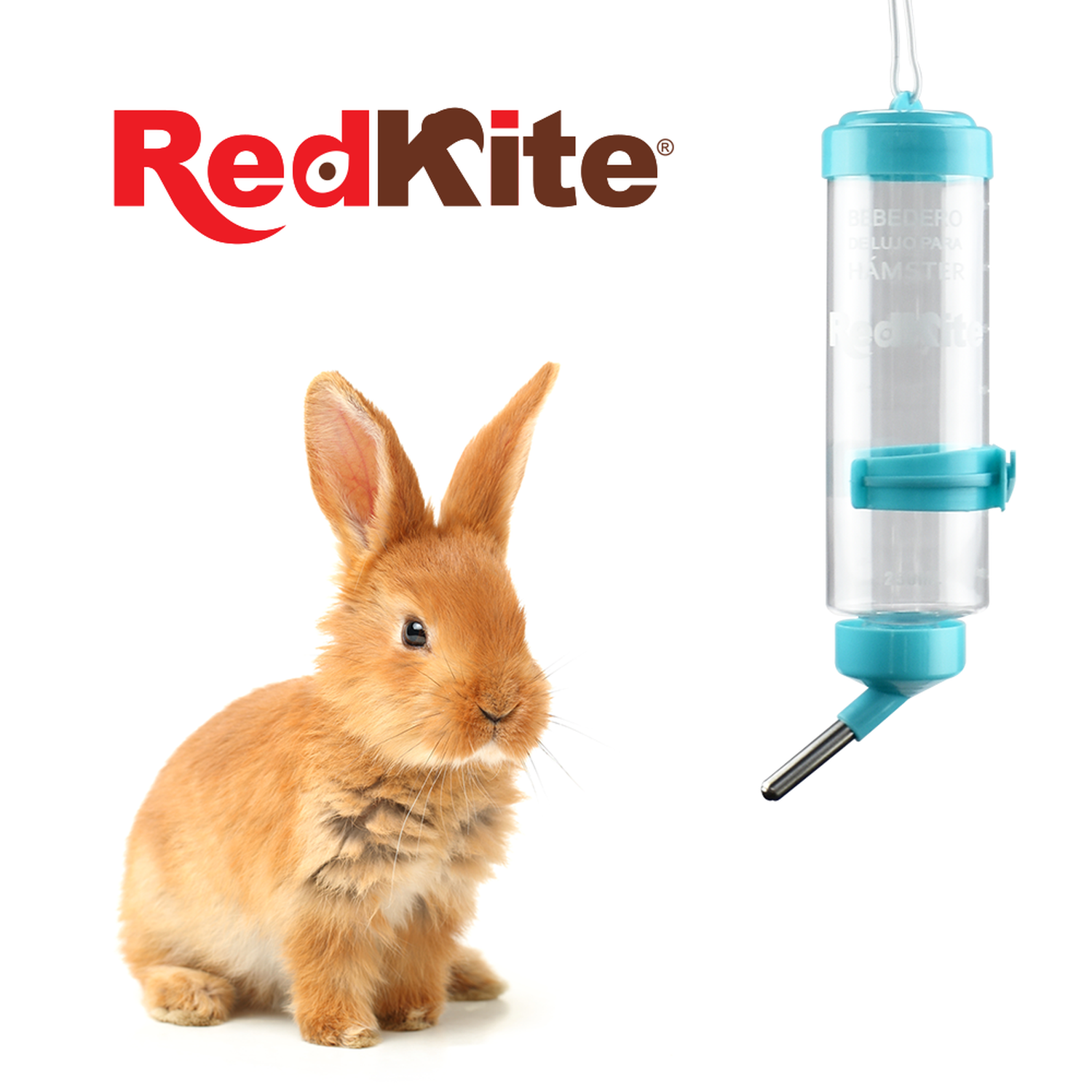 Redkite bebedero antigoteo para cuyo conejo hamster 250 ml de Red Kite | G.Valkyria - imagen 3