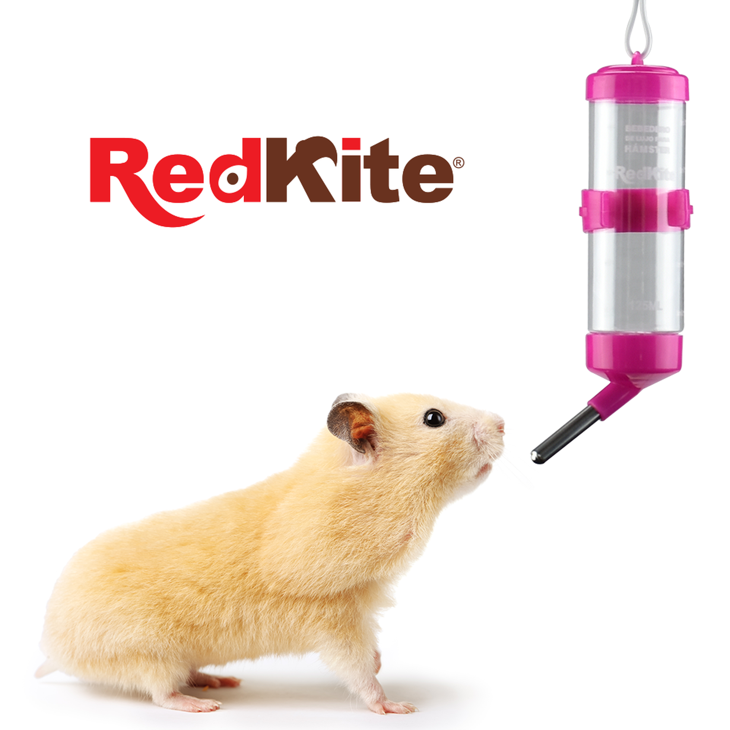 Redkite bebedero colgante antigoteo para hámster 125ml de Red Kite | G.Valkyria - imagen 3