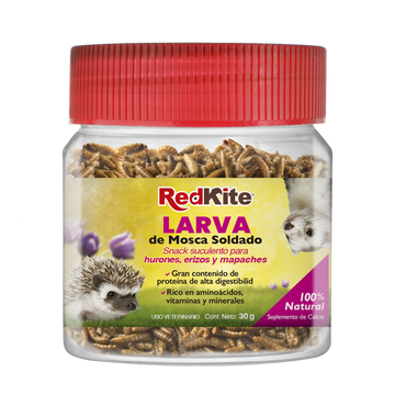 Redkite larva de mosca soldado para huron erizo mapache 30g de Red Kite | G.Valkyria - imagen 1