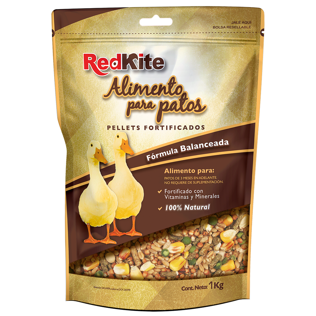 RedKite mezcla semillas alimento para pato adulto bolsa 1 kg de Red Kite | G.Valkyria - imagen 1