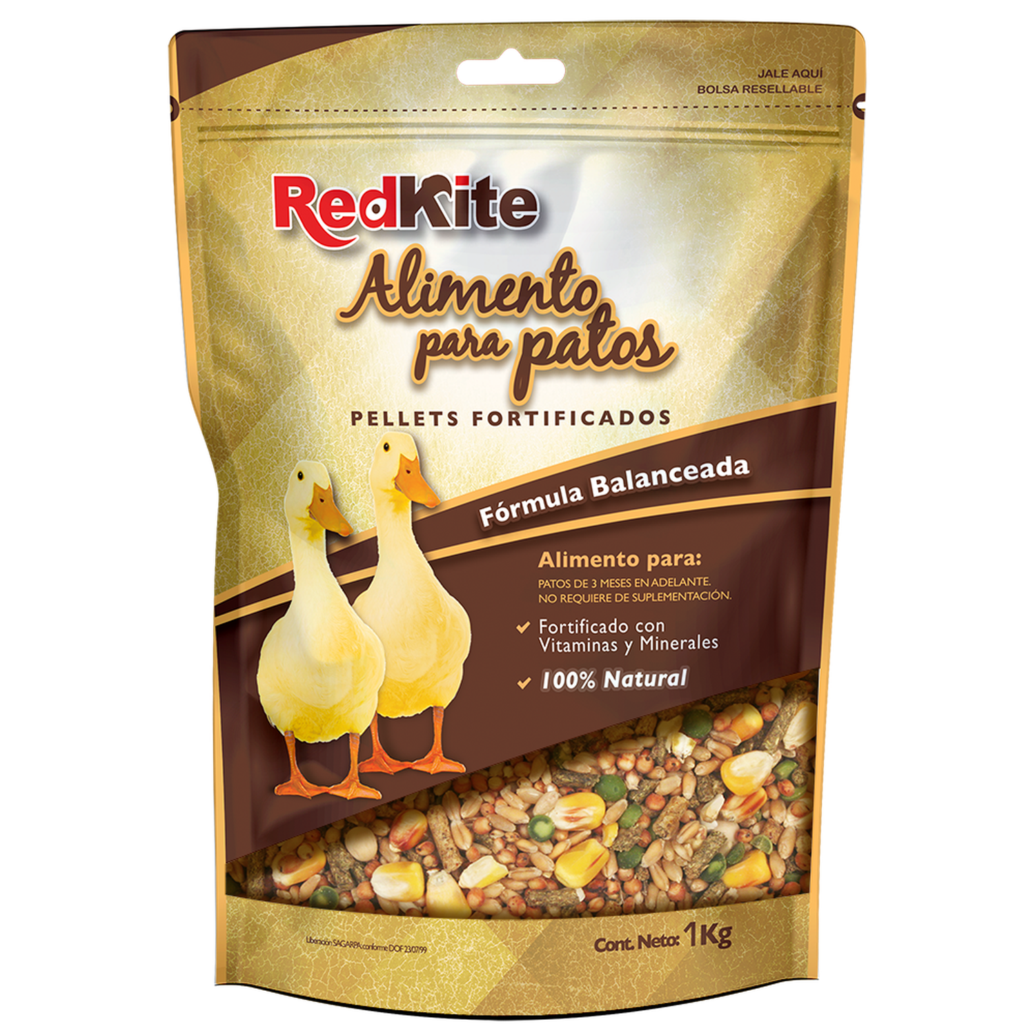 RedKite mezcla semillas alimento para pato adulto bolsa 1 kg de Red Kite | G.Valkyria - imagen 1