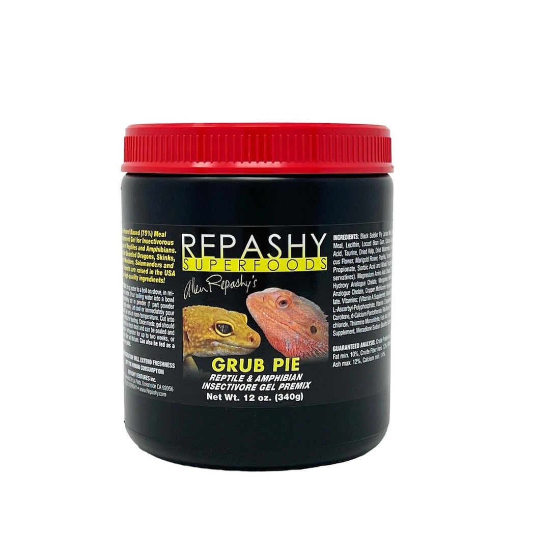 Repashy Grub Pie prealimento gel pogona, salamandra, eslizón 340g | G.Valkyria - imagen 1