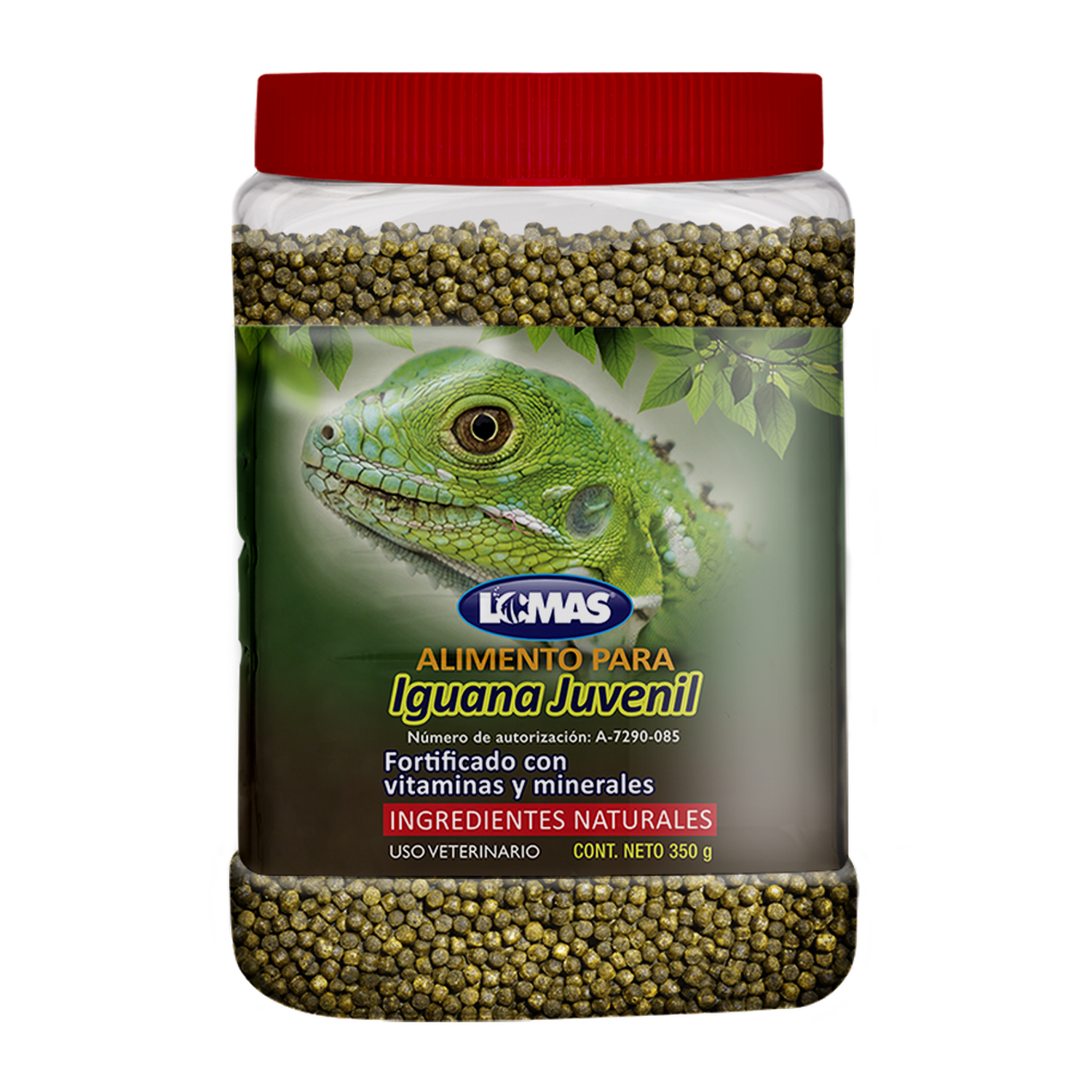 Alimento balanceado Lomas Para Iguana Juvenil 350 grs de Reptilia | G.Valkyria - imagen 1
