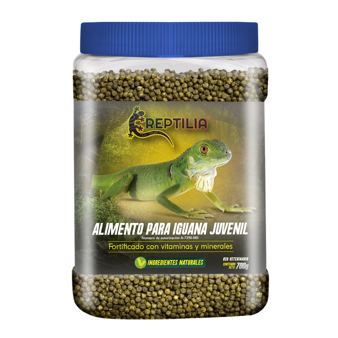 Alimento LOMAS balanceado para Iguana Juvenil 700 G platano de Reptilia | G.Valkyria - imagen 1