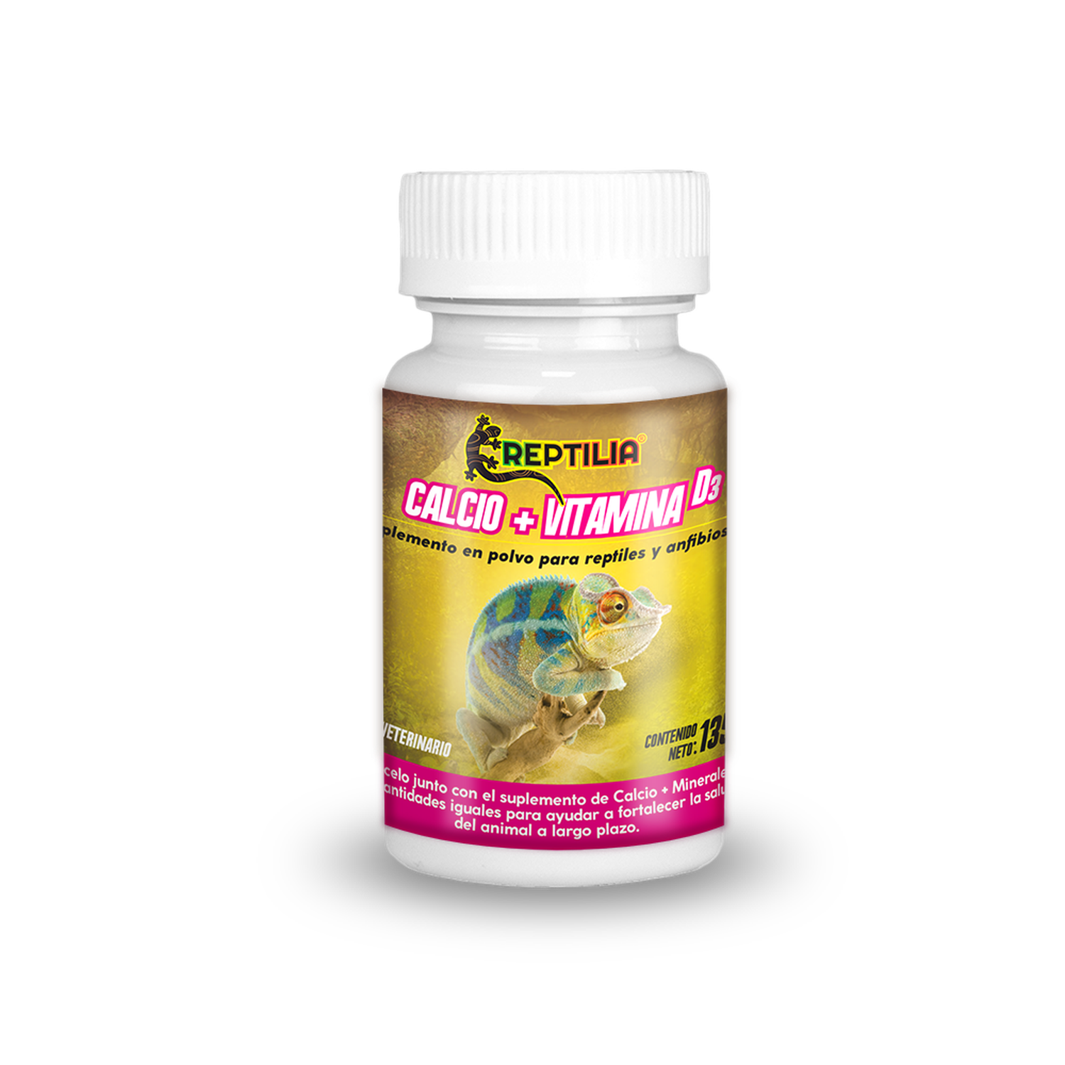 Suplemento calcio y vitamina D3 para iguanas, geckos, ranas de Reptilia | G.Valkyria - imagen 1