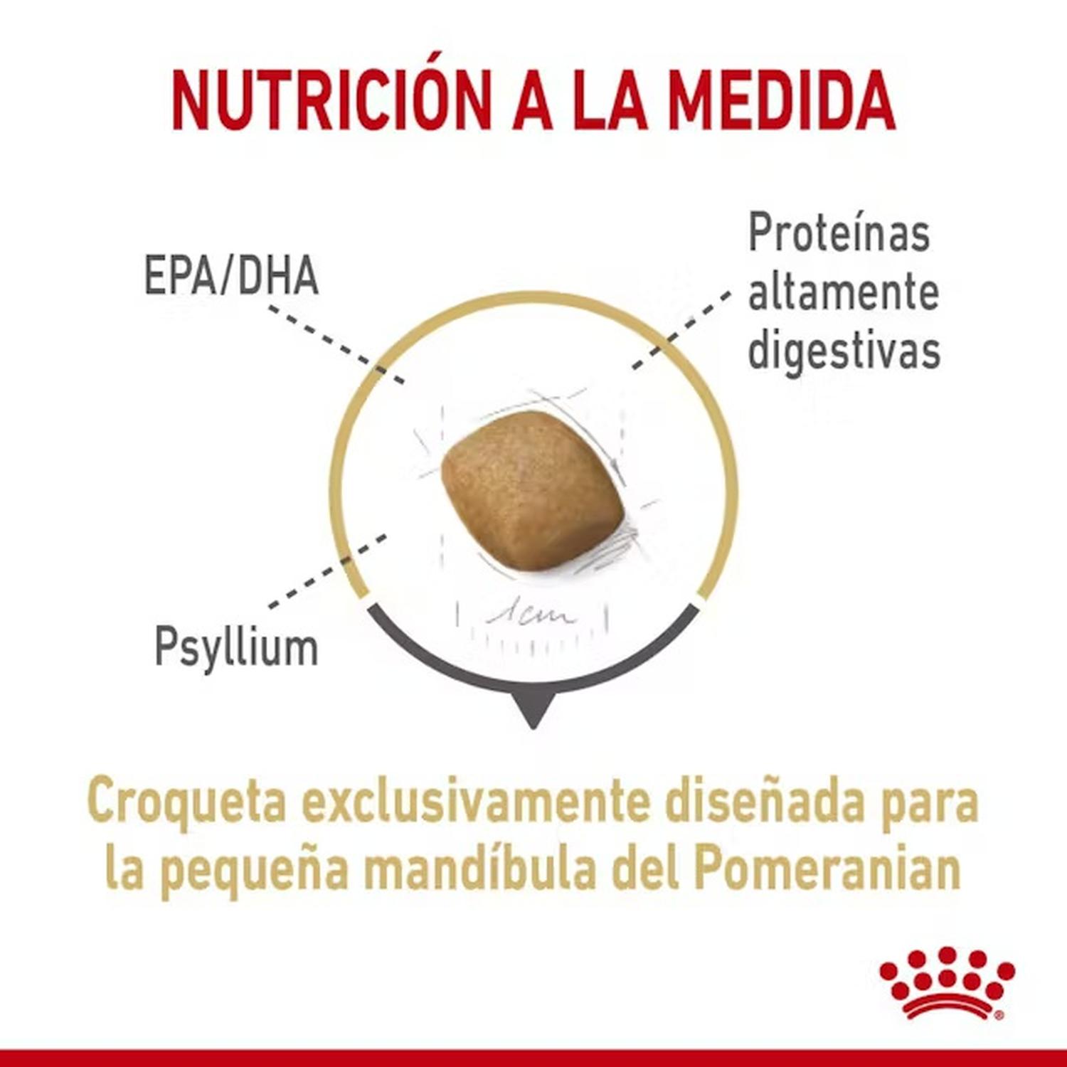 Royal Canin Alimento Breed Health Pomeranian Adult 1.1kg | G.Valkyria - imagen 4