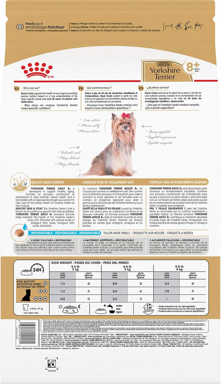 Royal Canin Alimento perro Yorkshire Aging Senior Adult 8+ 1.1kg | G.Valkyria - imagen 1