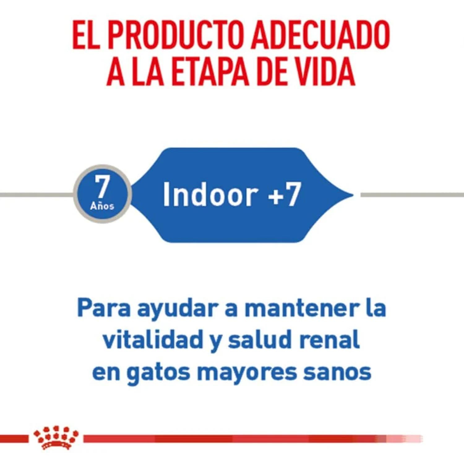 Royal Canin alimento seco Indoor 7+ Aging Adult Gato 2.49kg | G.Valkyria - imagen 5