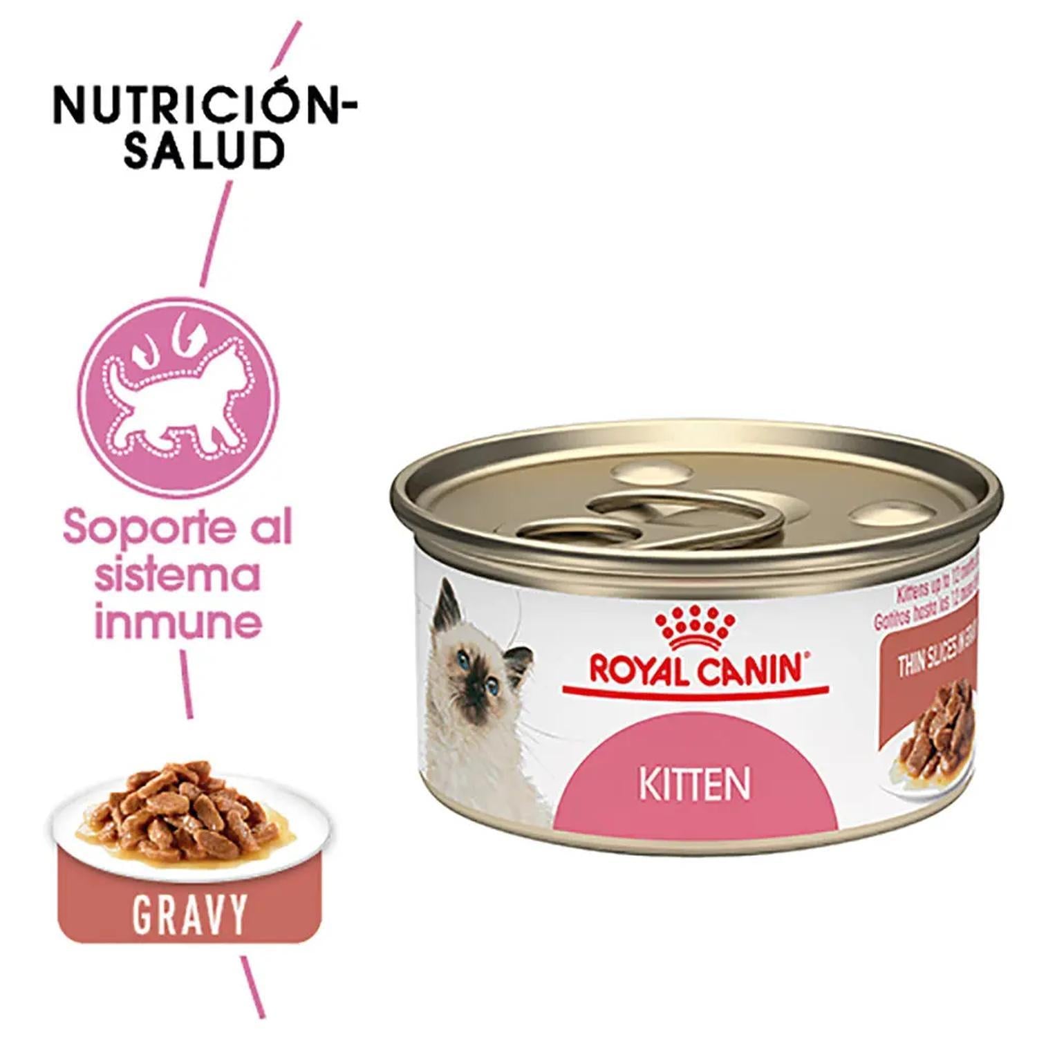 Royal Canin Kitten Thin Slices in Gravy Gato 85g 24pz | G.Valkyria - imagen 2