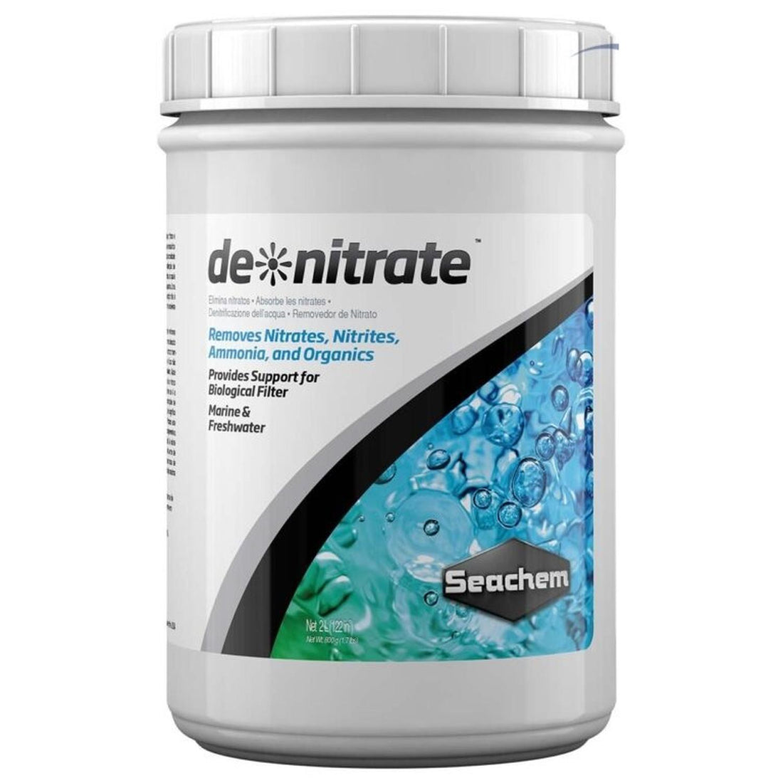 Seachem material filtrante DeNitrate elimina nitratos 2 lt | G.Valkyria - imagen 1