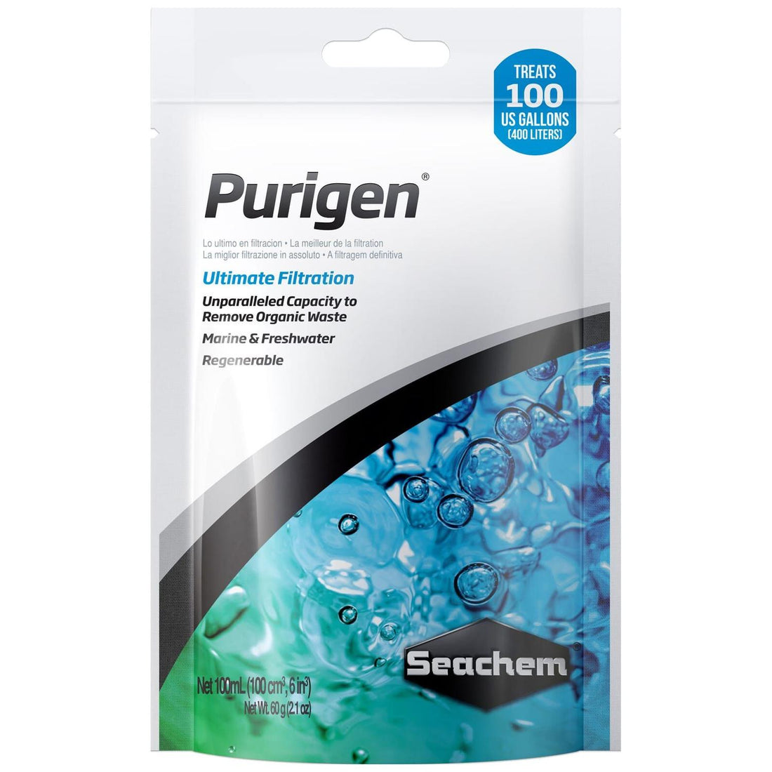 Seachem Purigen material absrobente para acuarios 50 grs | G.Valkyria - imagen 1