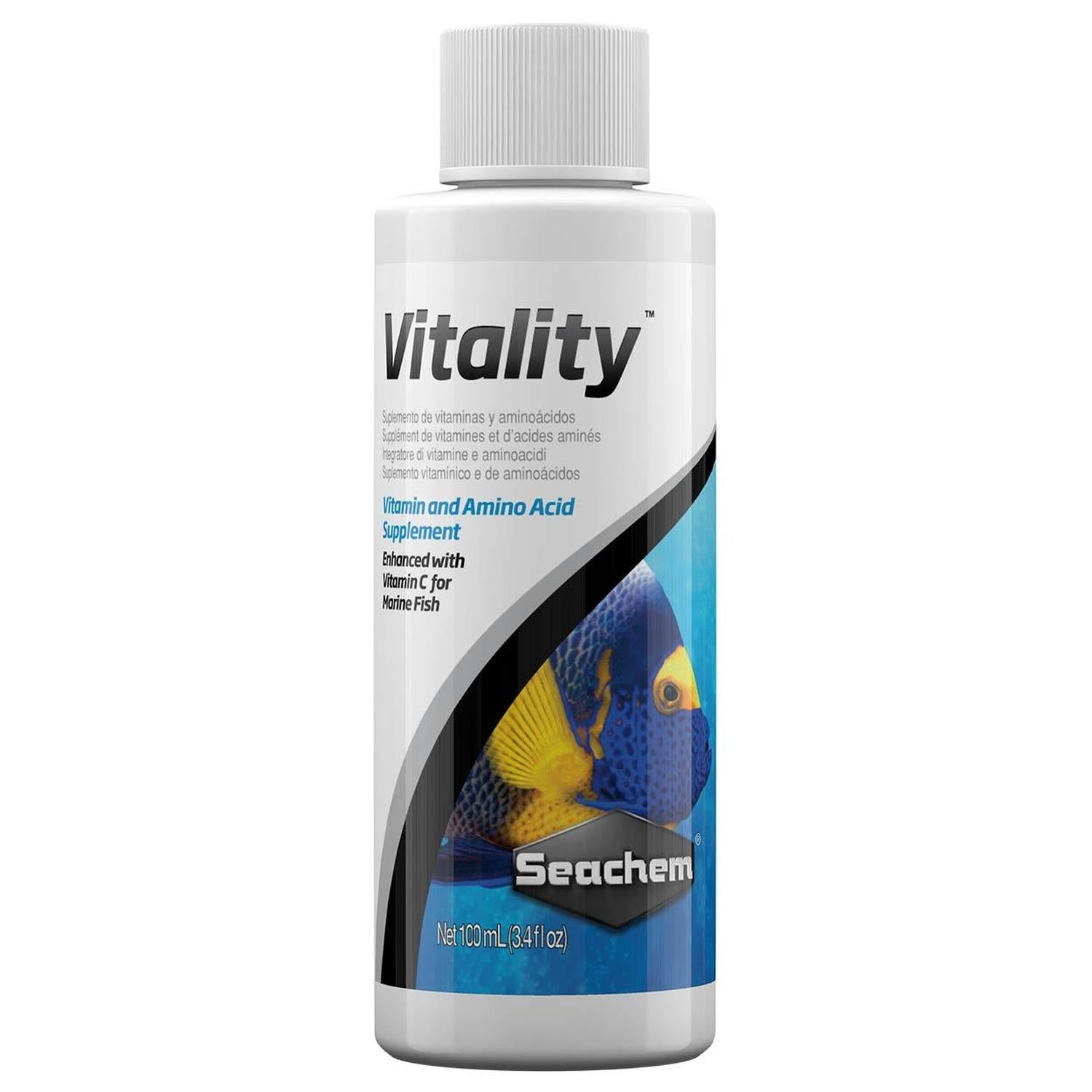 Seachem Vitality vitamina para acuario marino arrecife 100ml | G.Valkyria - imagen 1