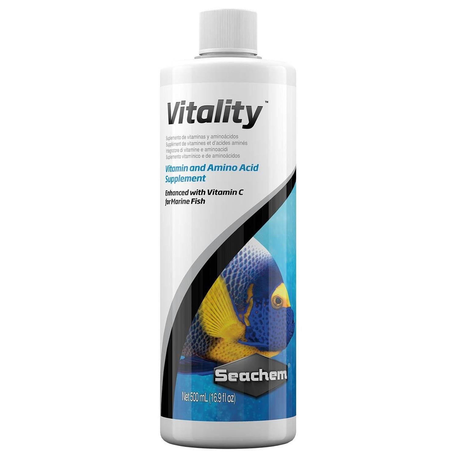 Seachem Vitality vitamina para acuario marino arrecife 500ml | G.Valkyria - imagen 1