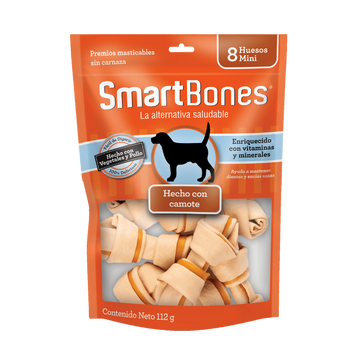 SmartBones premio para perro Hueso Camote Mini 8 pzs | G.Valkyria - imagen 1