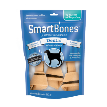 SmartBones premio para perro Hueso Dental Ch 3 pzs | G.Valkyria - imagen 1