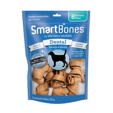 SmartBones premio para perro Hueso Dental Mini 8 pzs | G.Valkyria - imagen 1