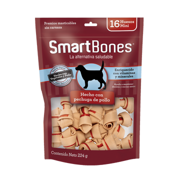 SmartBones premio para perro Hueso Pollo 16 PIEZAS | G.Valkyria - imagen 1