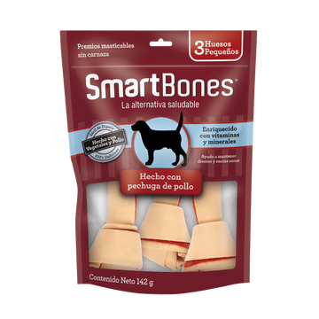SmartBones premio para perro Hueso Pollo Chico 3 pzs | G.Valkyria - imagen 1