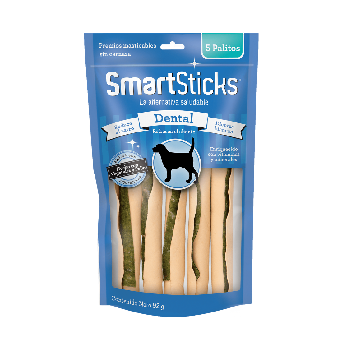 SmartBones premio para perro Stick Dental 5 Palitos | G.Valkyria - imagen 1