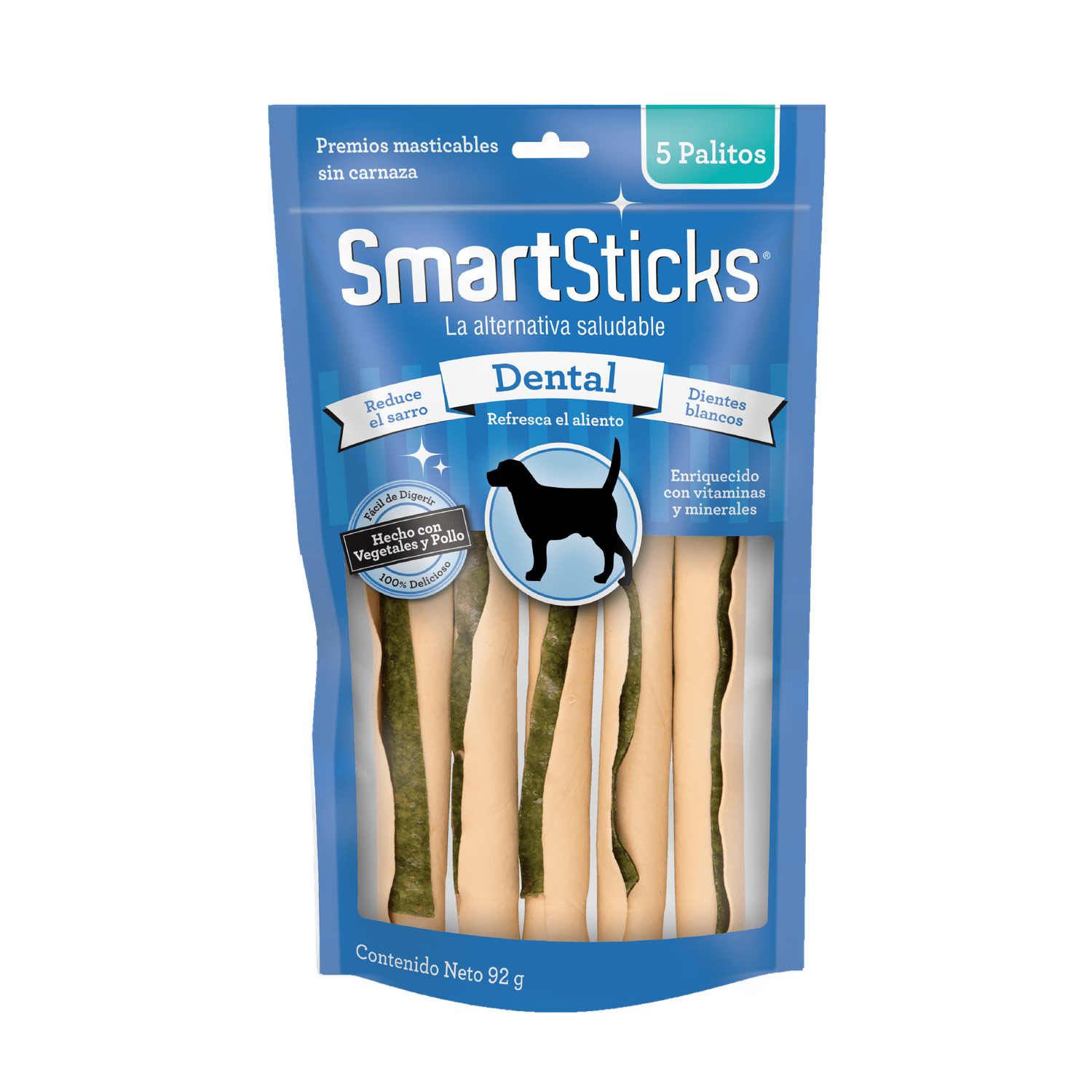 SmartBones premio para perro Stick Dental 5 Palitos | G.Valkyria - imagen 1
