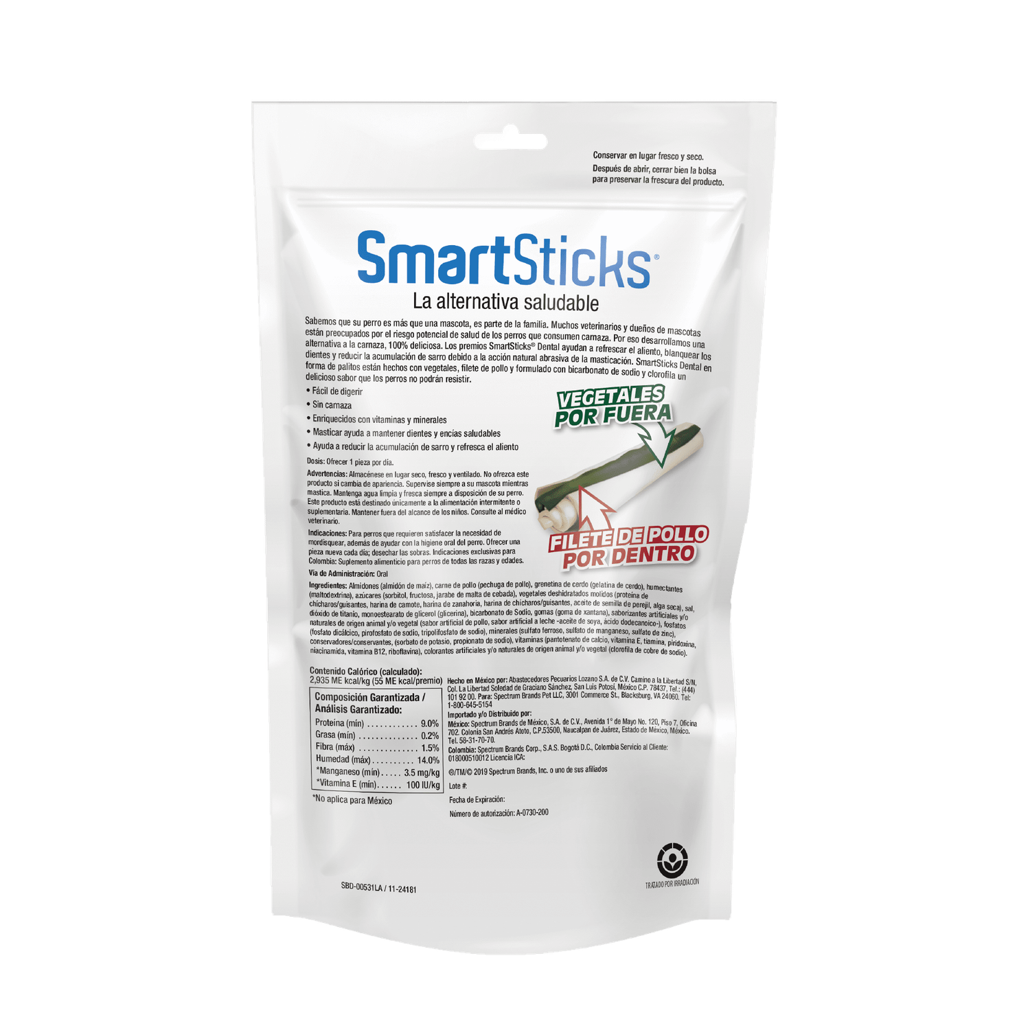 SmartBones premio para perro Stick Dental 5 Palitos | G.Valkyria - imagen 2