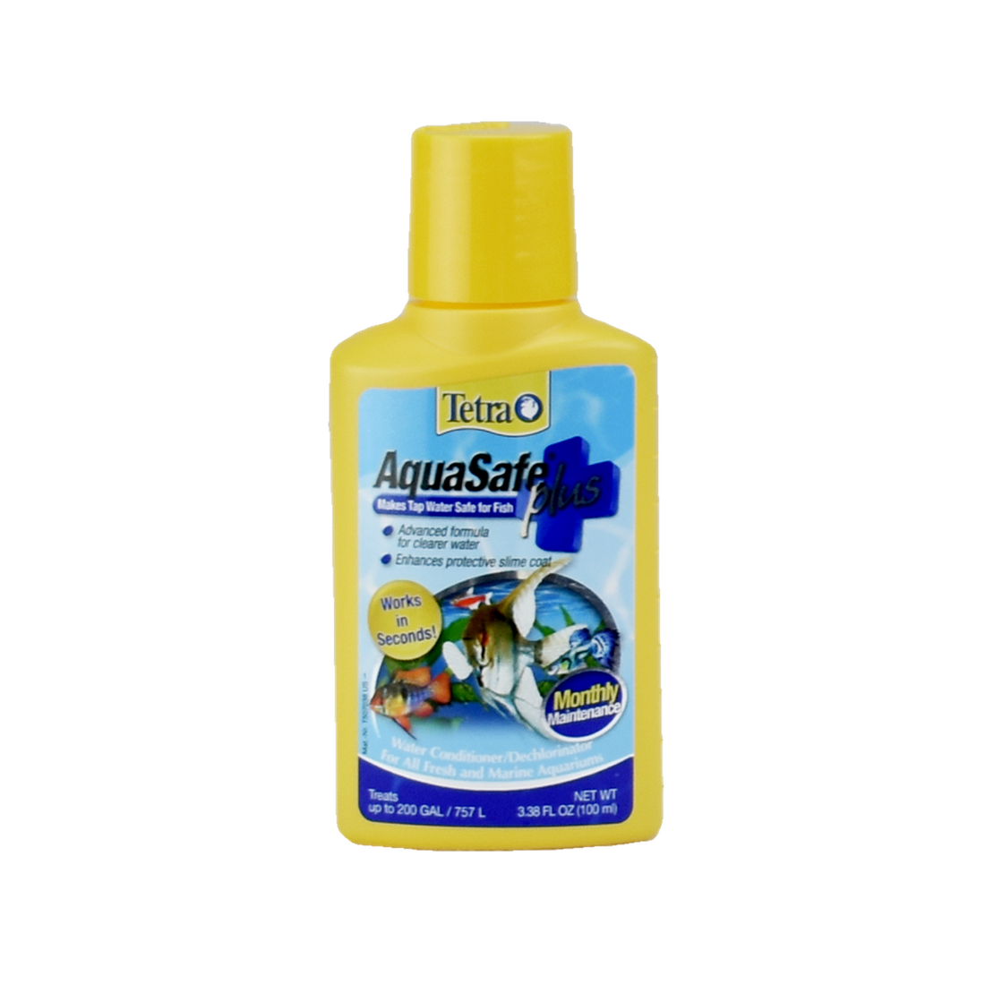 Acondicionador Tetra Aquasafe 100Ml quita cloro metales turbidez | G.Valkyria