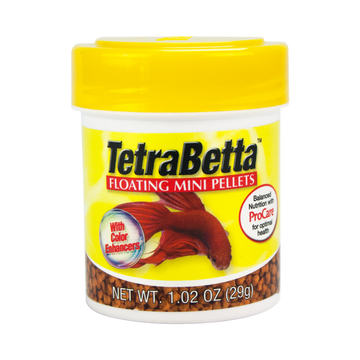 Alimento betta Tetrabetta Floating Mini Pellets 29 grs | G.Valkyria - imagen 1