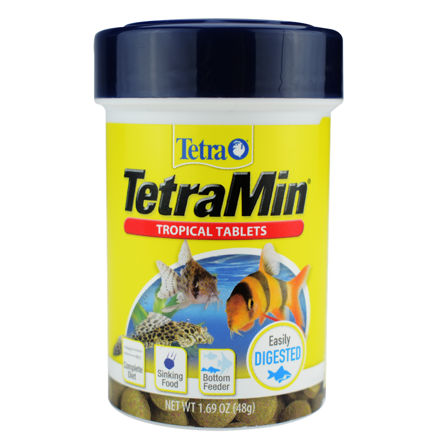 Alimento peces fondo tetramin tropical tablets 48g gato corydora | G.Valkyria