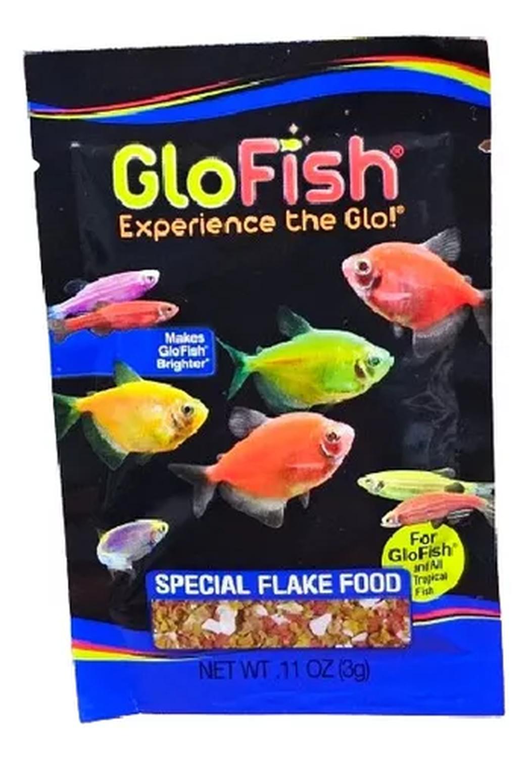 Alimento peces sobre TETRA 3 grs GloFish Flakes monjitas | G.Valkyria