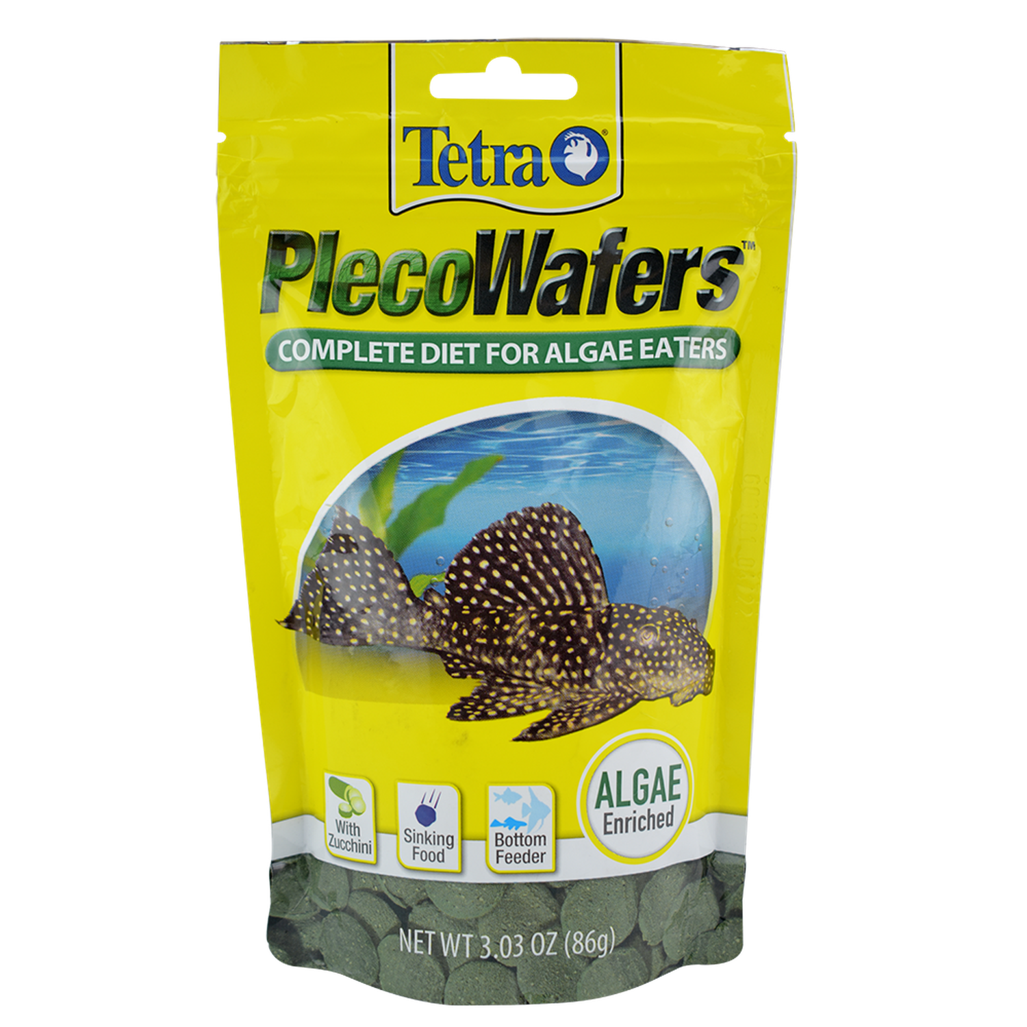 Alimento Tetra TetraPro Pleco Wafers 86g alga peces fondo | G.Valkyria