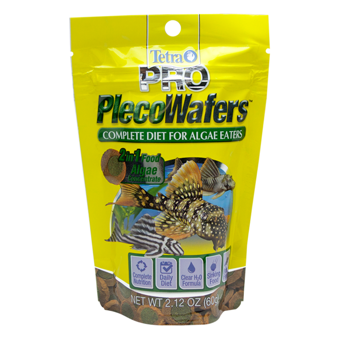 Alimento Tetra Tetrapro Plecowaffers 60g plecostomus y fondo | G.Valkyria - imagen 1