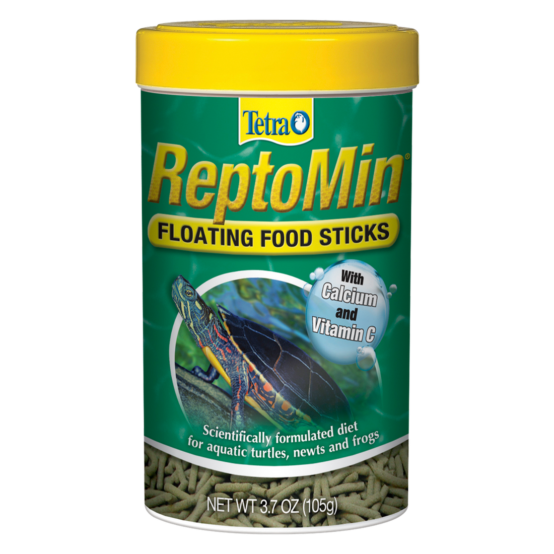 Alimento Tetra tortuga ReptoMin palitos 105 g calcio vitamina | G.Valkyria - imagen 1