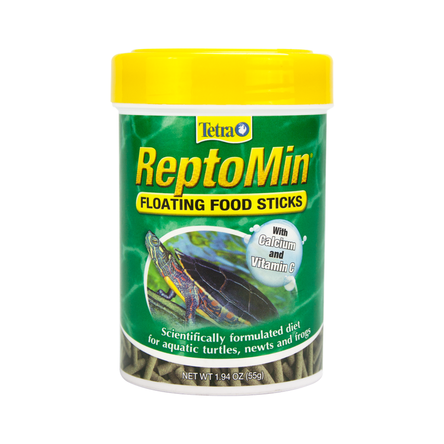 Alimento tortuga Reptomin Floating Food Sticks 55G calcio de Tetra | G.Valkyria - imagen 1