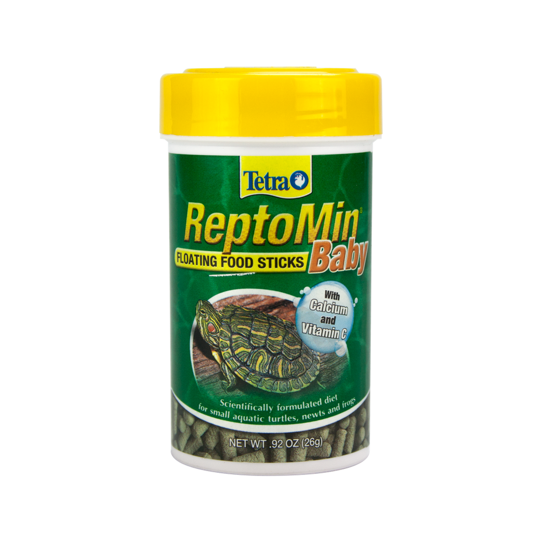 Alimento tortuga Reptomin Floating Sticks Baby 26G calcio de Tetra | G.Valkyria - imagen 1