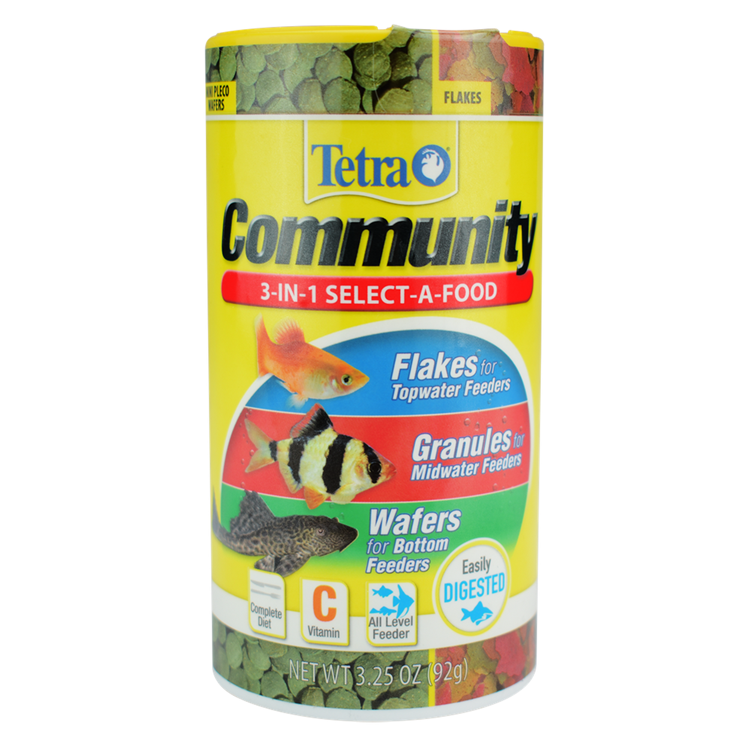 Tetra Community 3en1 SelectAFood 92g flakes granules wafers | G.Valkyria