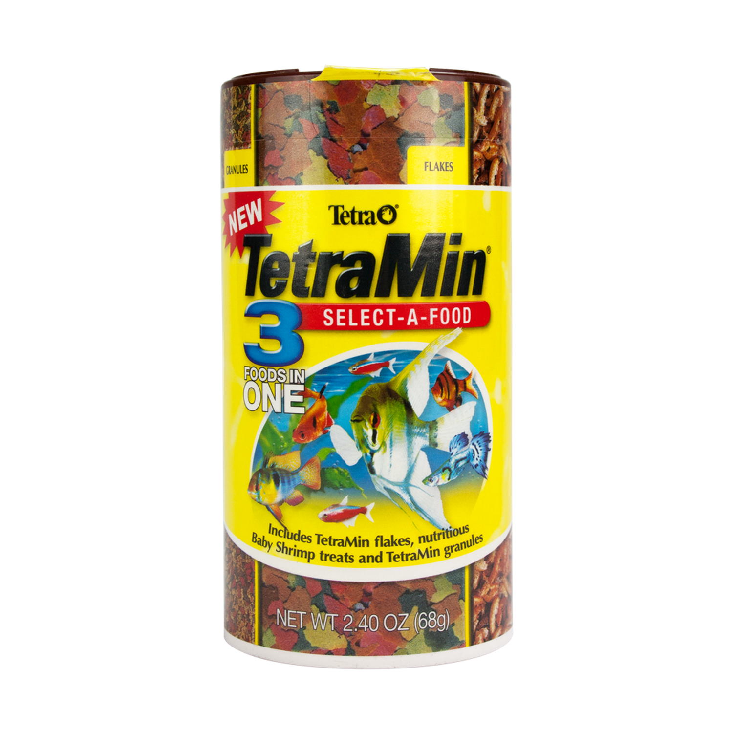 Tetra tetramin select-a-food 68g hojuela pellet y camarón | G.Valkyria - imagen 1