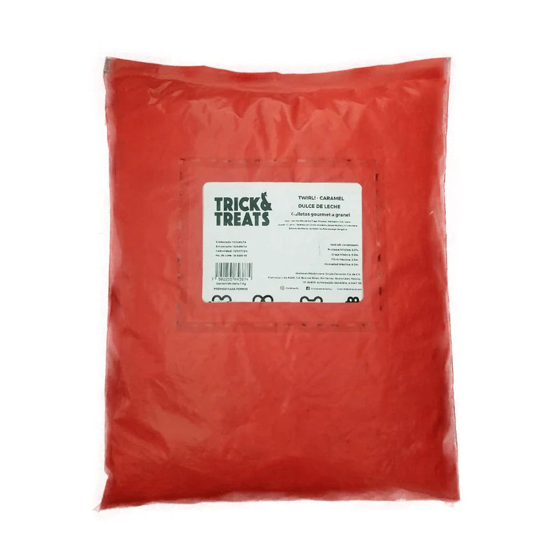 Galleta para perros Trick & Treats Twirl! Dulce de Leche 1kg | G.Valkyria - imagen 1